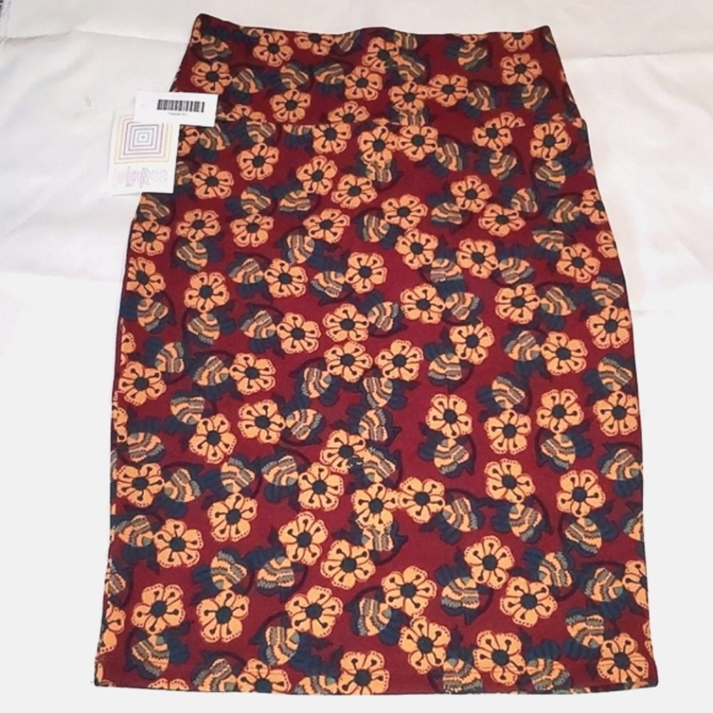 LulaRoe Cassie Floral Pencil Skirt (NWT) | XS